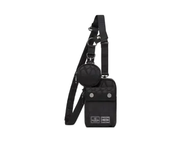 VALENTINO GARAVANI × PORTER Shoulder Pouch "Black"