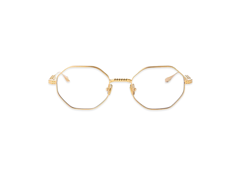 Valentino Women's V-Stud Glasses "Gold"