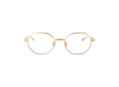 Valentino Women's V-Stud Glasses "Gold"