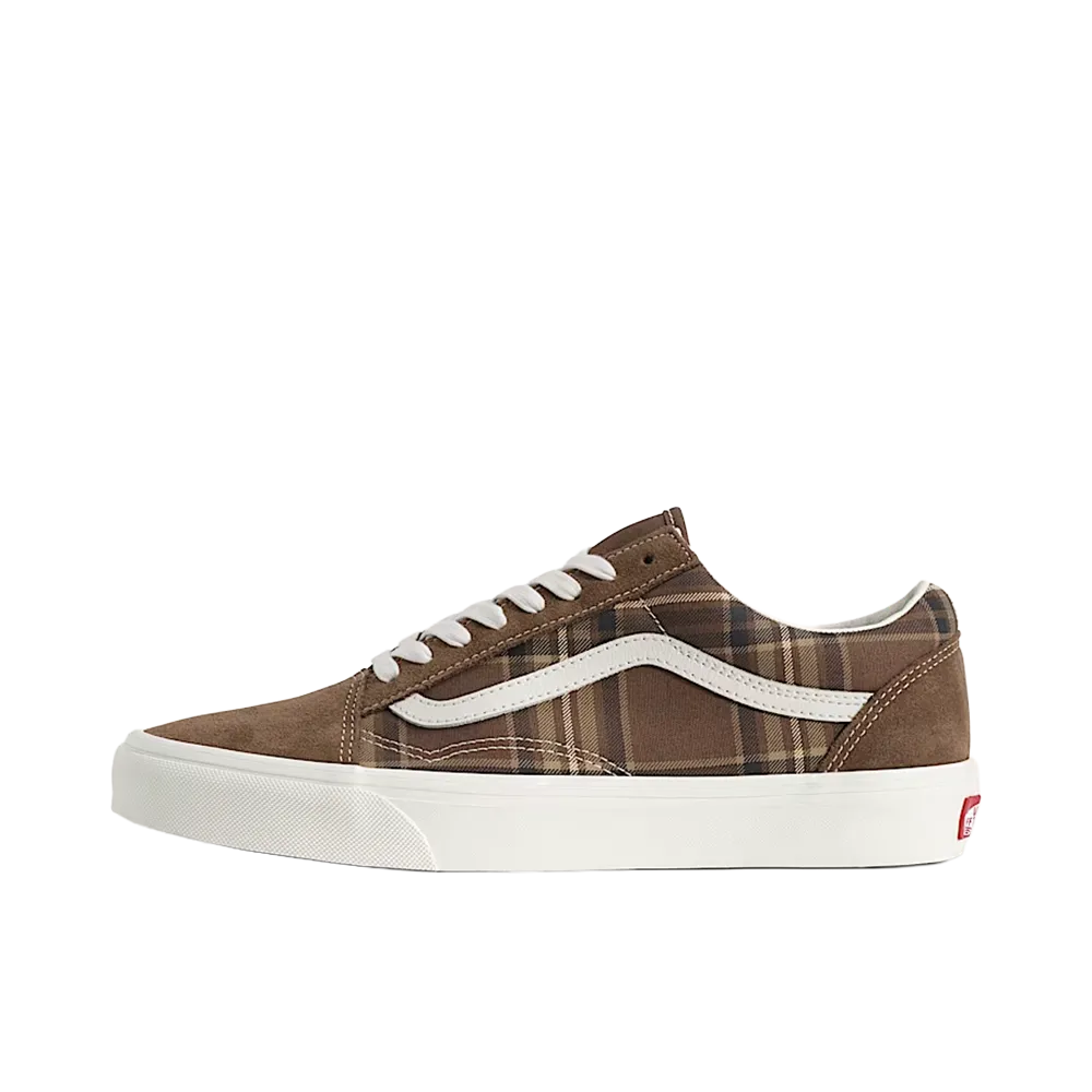 Vans Old Skool "Plaid Vintage Cocoa Brown"