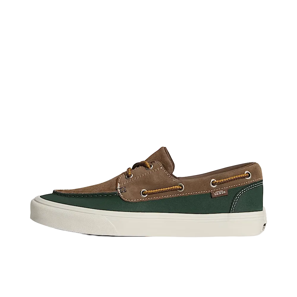Vans 2 Eyelet Boat Weatherized "Oil Green"