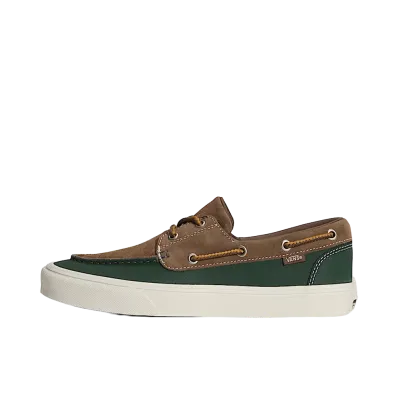 Vans 2 Eyelet Boat Weatherized "Oil Green"