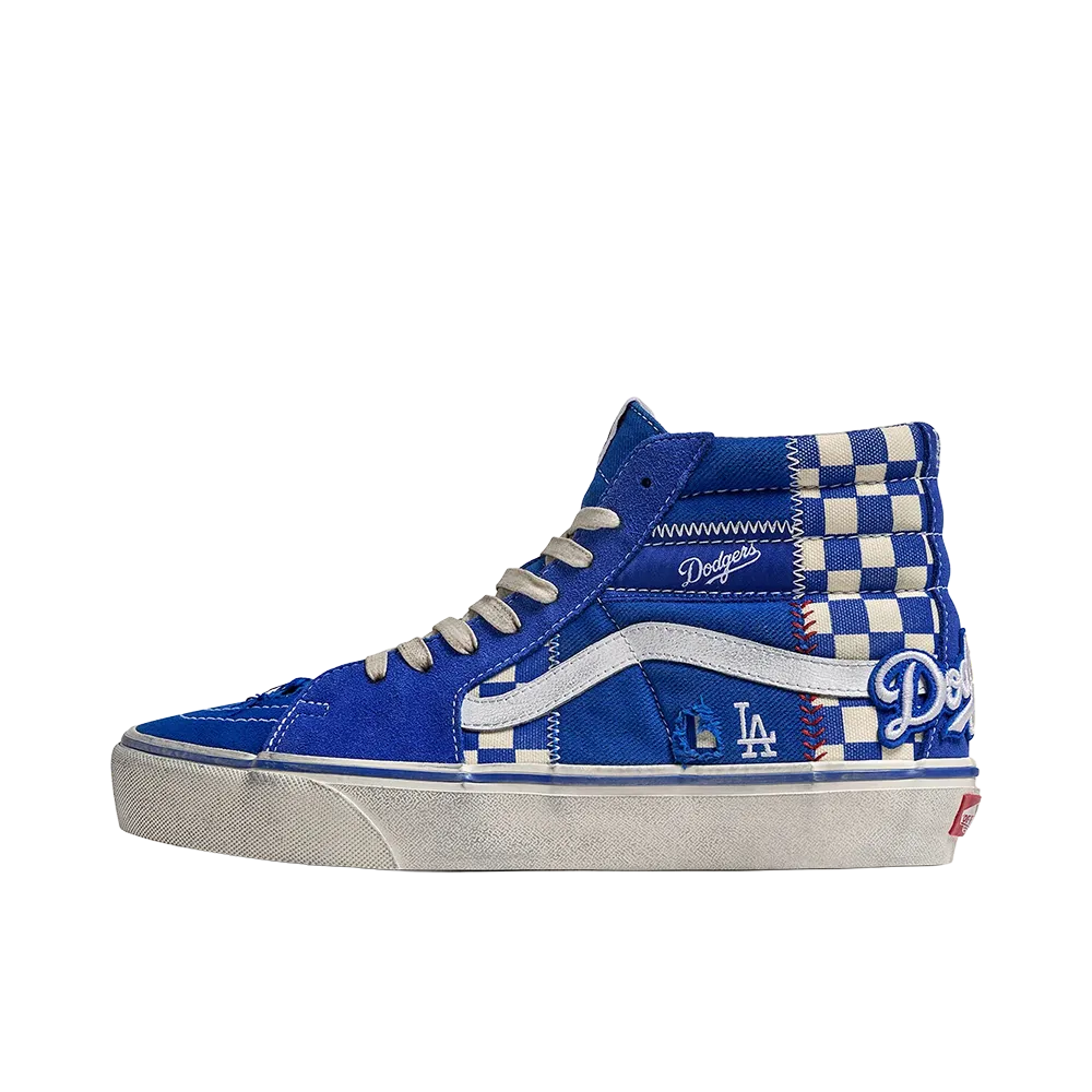 MLB Los Angeles Dodgers × Vans Sk8-Hi "Dodgers Classic Blue/White"