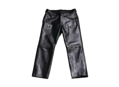 VANSON x Mastermind World Bone Leather Pants Custom "Black"