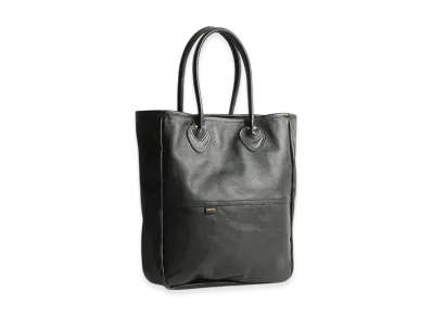 VANSON Jalana Exclusive Long Handle Simple Leather Tote "Black"