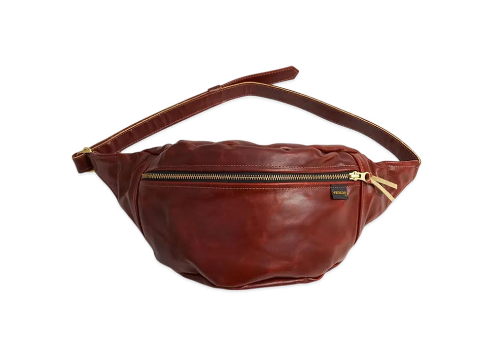 VANSON Leather Pouch Large Fanny Pack "Octagon"