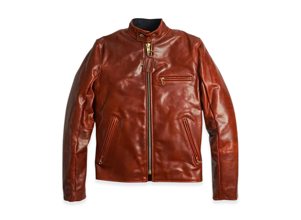 VANSON Model B Single Stand Collar Riders Octagon "Brown"