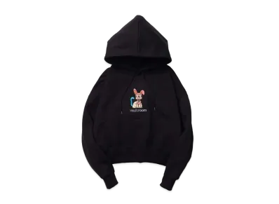 VAULTROOM Key Cat Rabbit Cos Cropped Hoodie "Black"