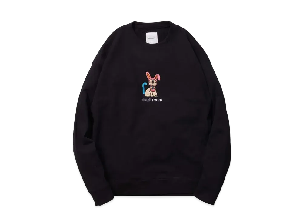 VAULTROOM Key Cat Rabbit Cos Crewneck "Black"