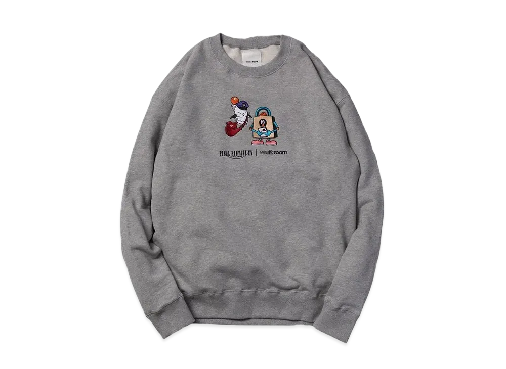 VAULTROOM x FINAL FANTASY XIV Delivery Moogle Crewneck "Black"
