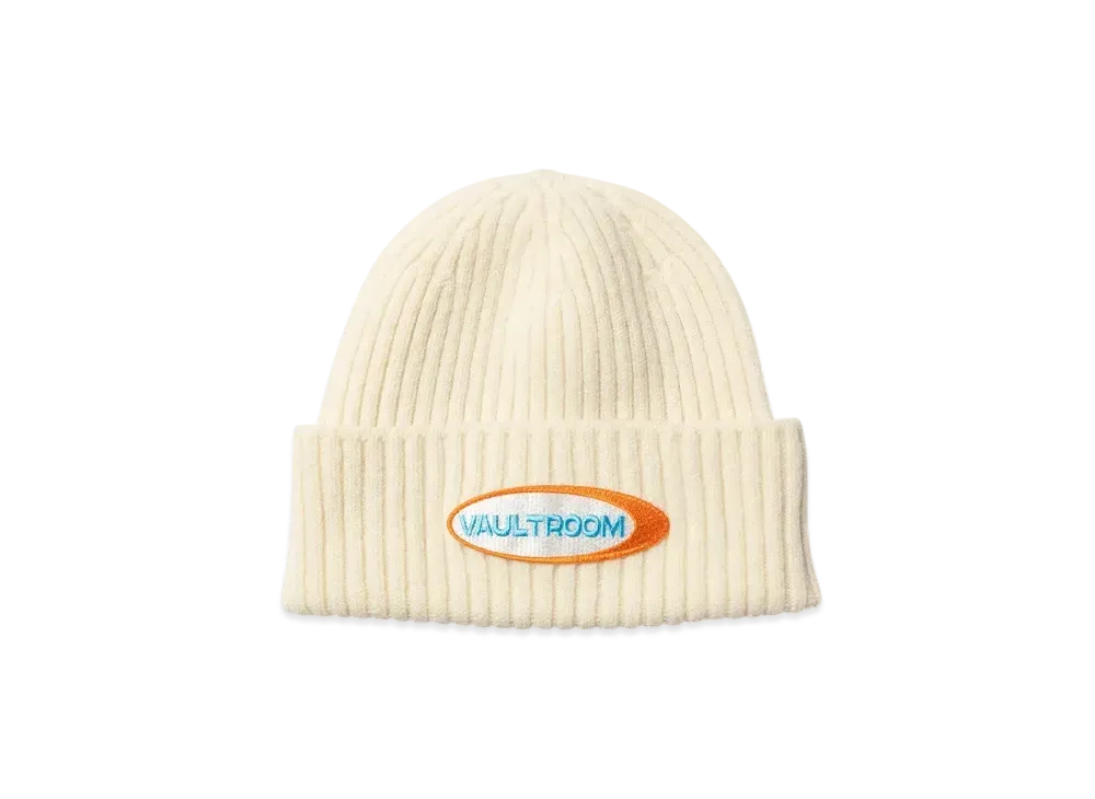 VAULTROOM Oval Logo Beanie "Off White"