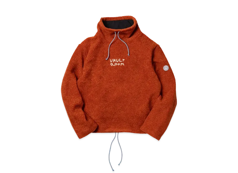 VAULTROOM OG Logo Pullover Boa Jacket "Orange"