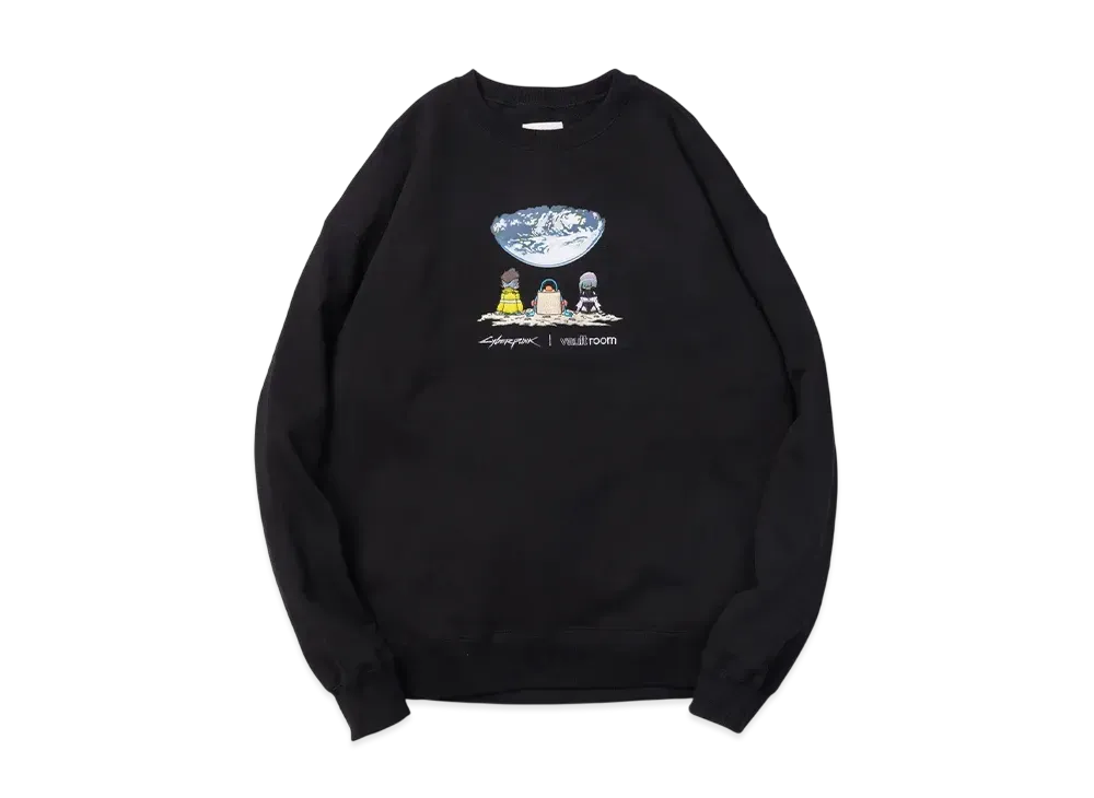 VAULTROOM x CYBERPUNK: EDGERUNNERS Crewneck "Black"