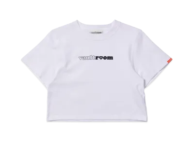 VAULTROOM Women's Heart Logo Cropped Tee "White"