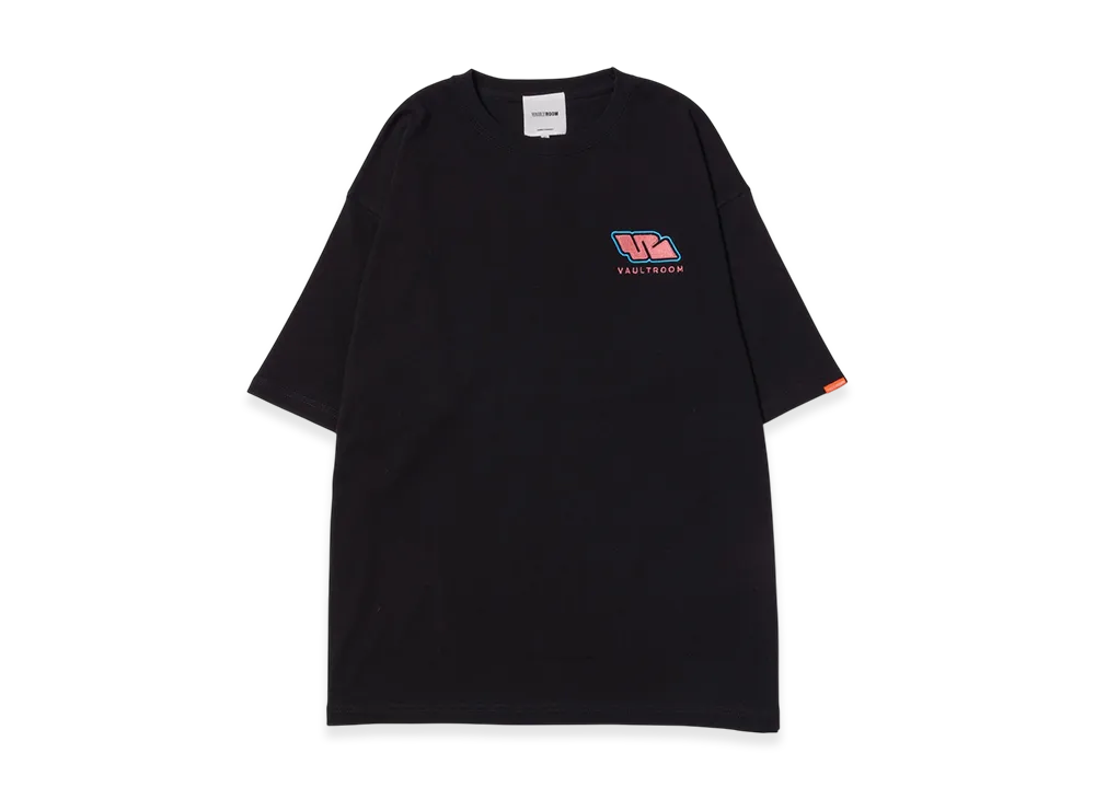 VAULTROOM VR Logo Tee "Black/Pink"