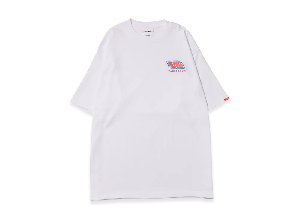 VAULTROOM VR Logo Tee "White/Pink"