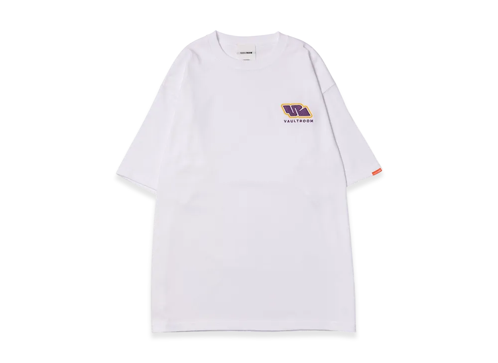 VAULTROOM VR Logo Tee "White/Purple"