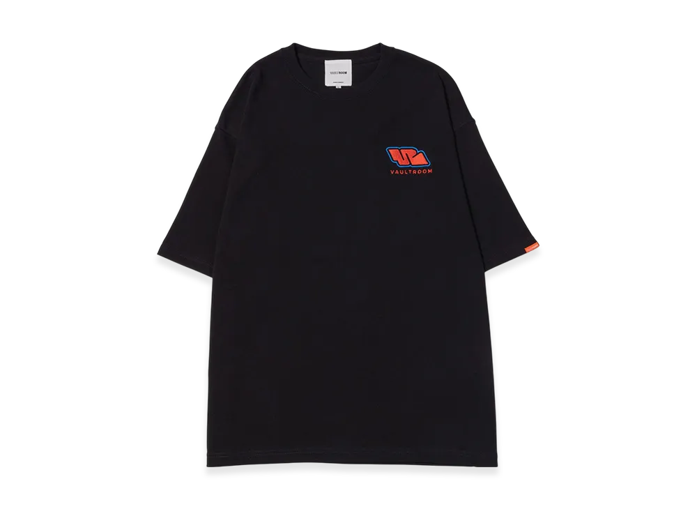 VAULTROOM VR Logo Tee "Black/Orange"
