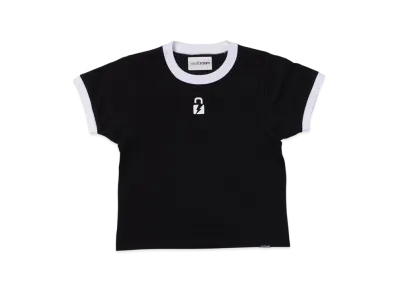 VAULTROOM Women's Key Logo Trim Tee "Black/White"