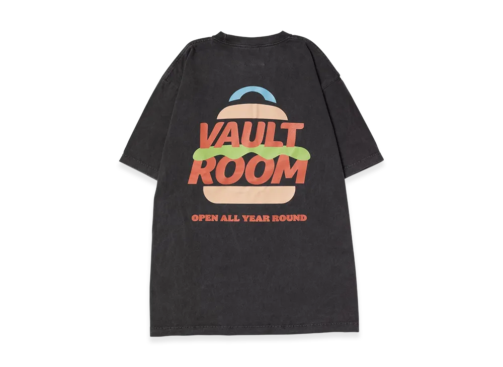 VAULTROOM Burger Logo Tee "Charcoal"