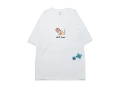 VAULTROOM Key Dog Doodle Tee "White"
