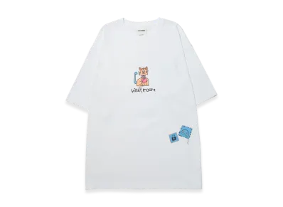 VAULTROOM Key Cat Doodle Tee "White"