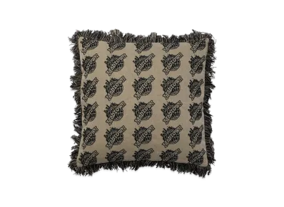 VAULTROOM Mad Town Jaquard Cushion "Beige"