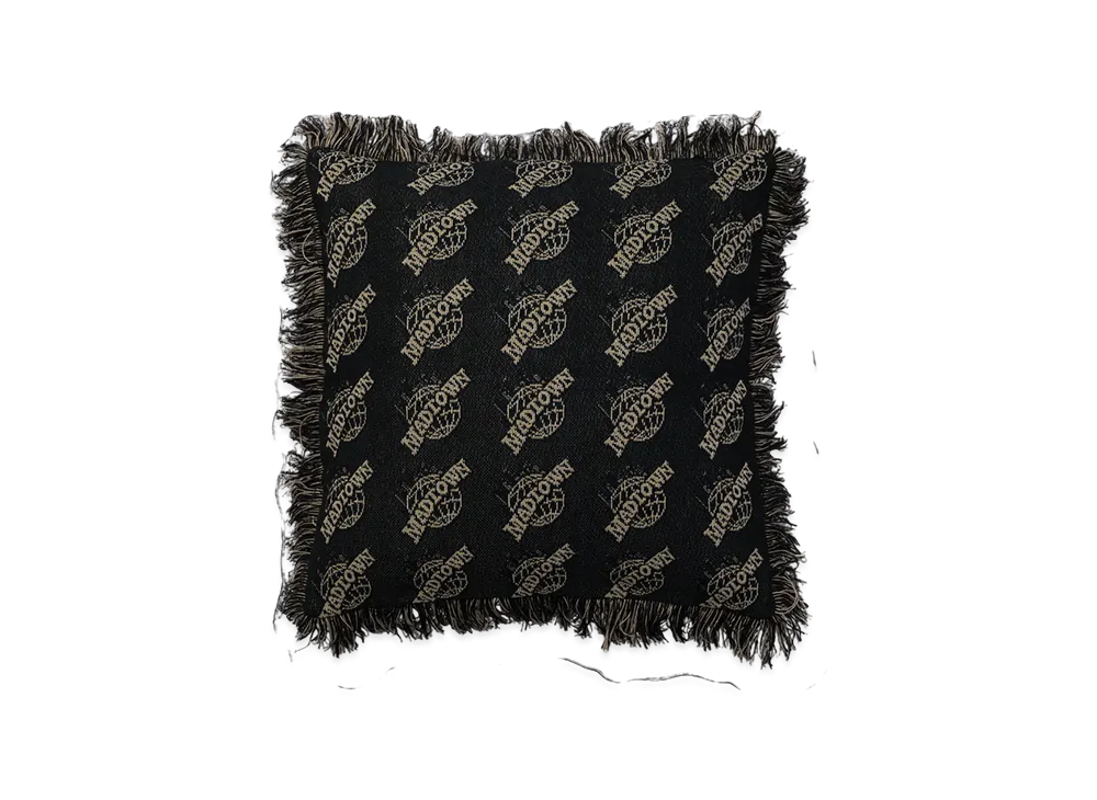 VAULTROOM Mad Town Jaquard Cushion "Black"