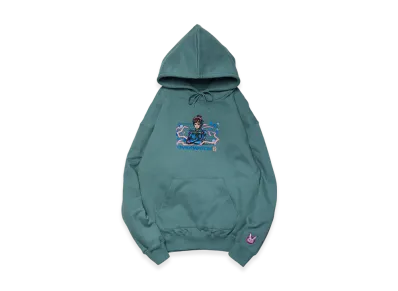 VAULTROOM x OVERWATCH2 D.VA Hoodie "Dusty Blue"