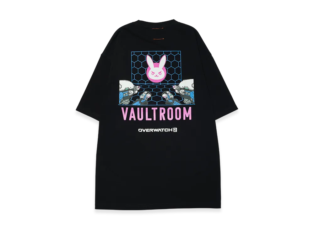 VAULTROOM x OVERWATCH2 D.VA Tee "Black"
