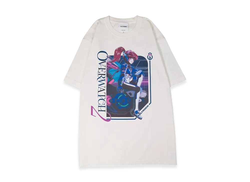 VAULTROOM x OVERWATCH2 D.VA On Mech Tee "Off White"