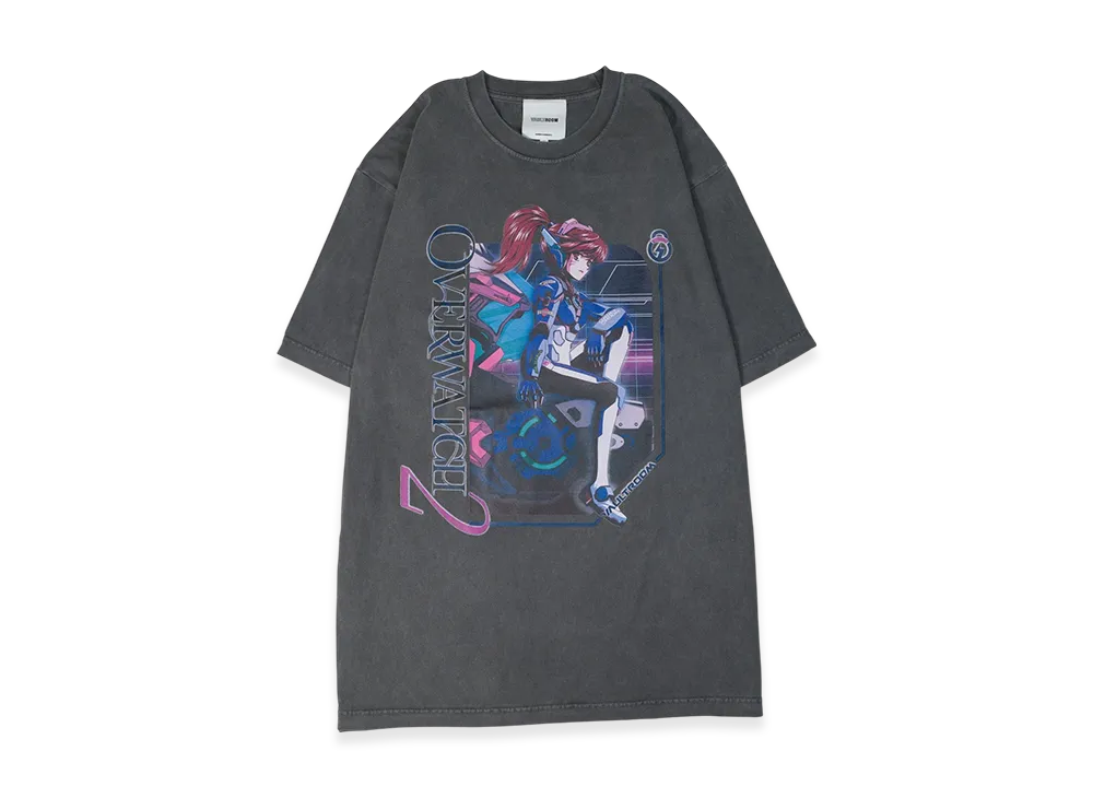 VAULTROOM x OVERWATCH2 D.VA On Mech Tee "Charcoal"
