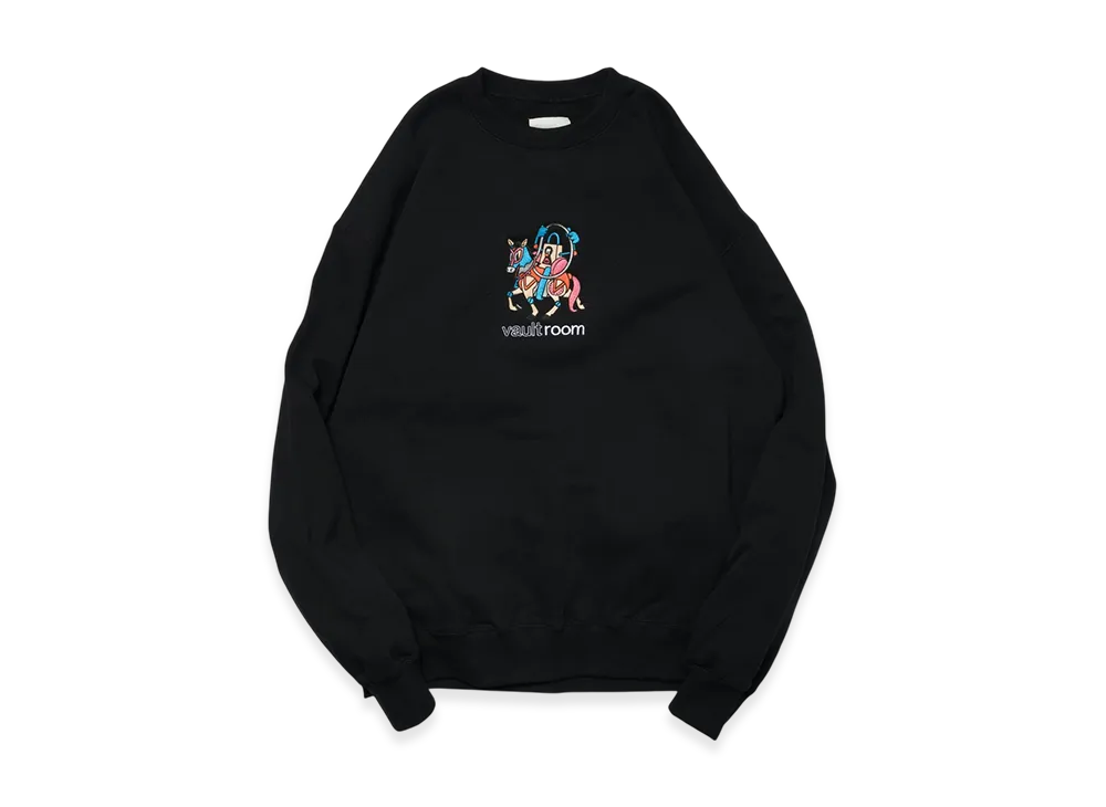 VAULTROOM Key Horse Crewneck "Black"