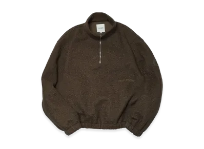 VAULTROOM Half Zip Boa Jacket "Khaki"