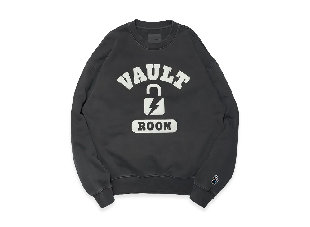 VAULTROOM College Logo Dyed Crewneck 