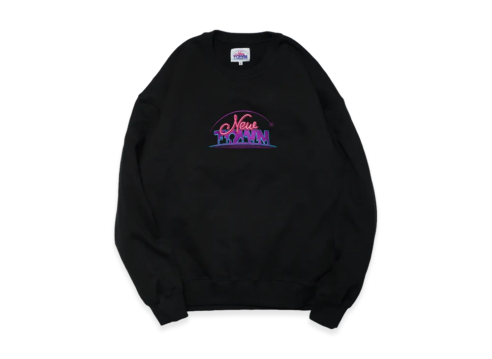 VAULTROOM x NEWTOWN Logo Crewneck "Black"