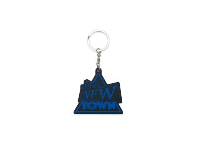VAULTROOM x NEWTOWN Logo Rubber Key Chain "Blue"