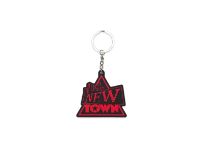 VAULTROOM x NEWTOWN Logo Rubber Key Chain "Red"