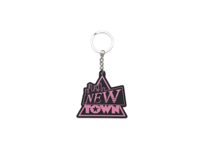 VAULTROOM x NEWTOWN Logo Rubber Key Chain "Pink"