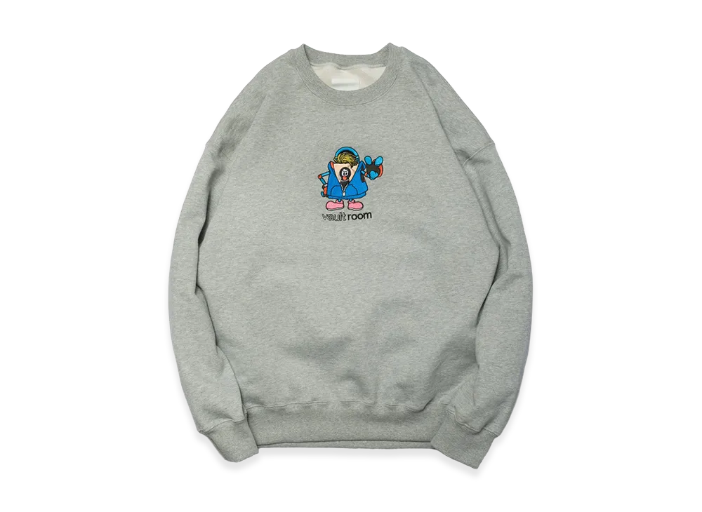 VAULTROOM x CAPCOM CUP Luke Cos Crewneck "Grey"