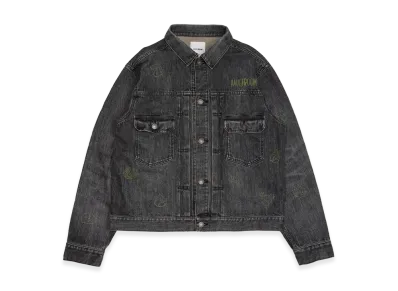 VAULTROOM x LITTLE NIGHTMARES Nightmares Denim Jacket "Black"
