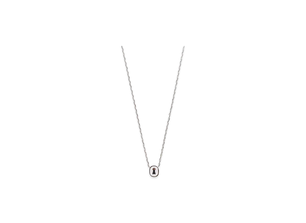VAULTROOM Keyhole Necklace "White"
