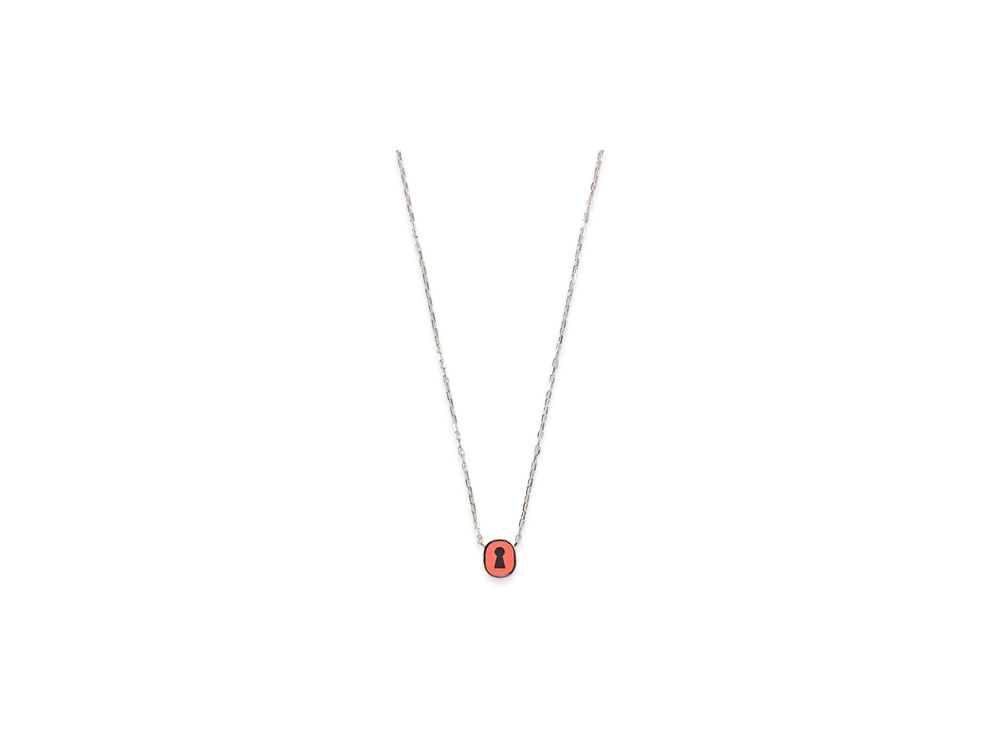 VAULTROOM Keyhole Necklace "Orange"