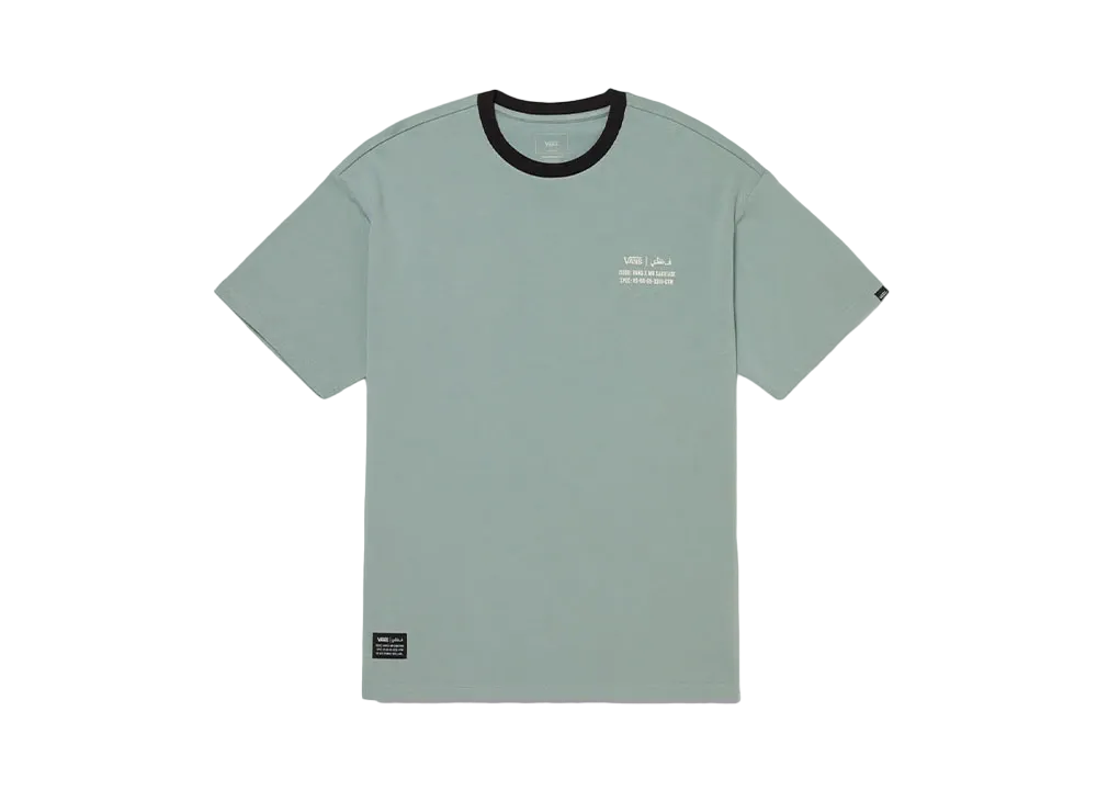 VANS Skeleton Logo T-Shirt "Iceberg Green"