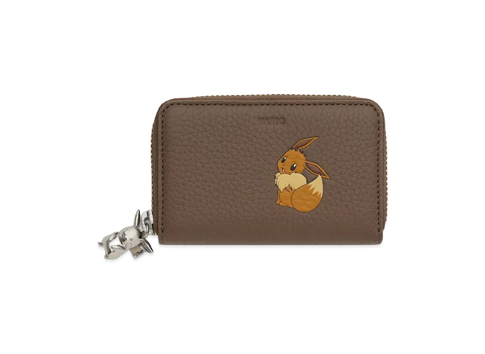 VASIC x Pokwmon Women's Multi Zip Case "Eevee Taupe"