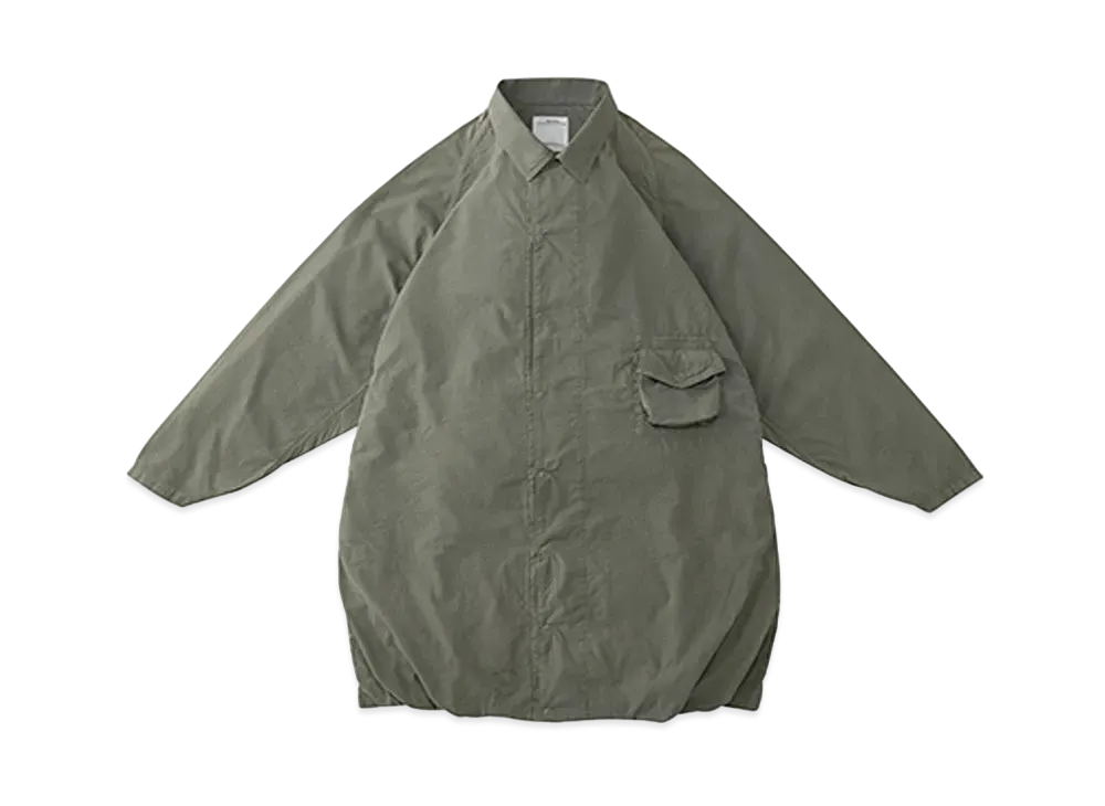 visvim FOUR WINDS COAT (C/SI) "Olive"