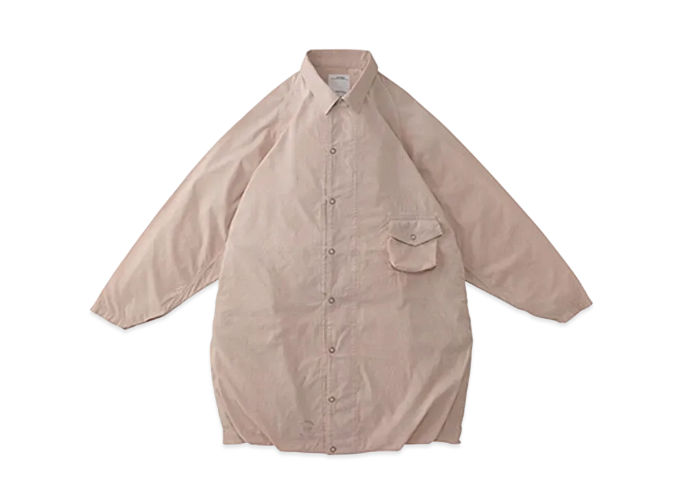 visvim FOUR WINDS COAT (C/SI) "Pink"