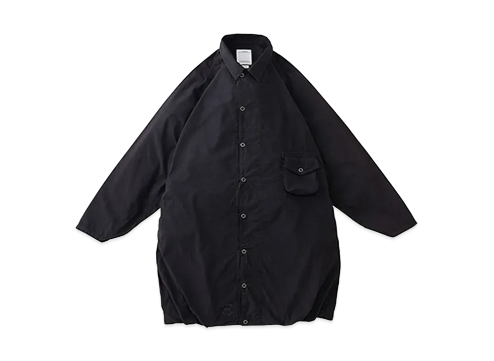 visvim FOUR WINDS COAT (C/SI) "Black"