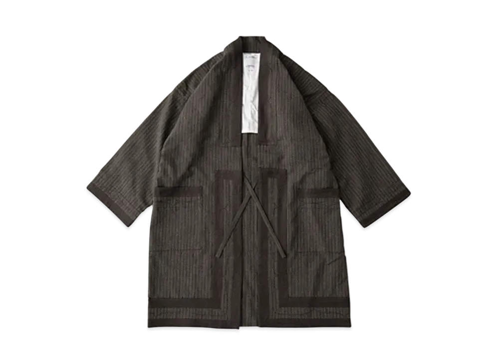 visvim RUUNPE COAT HERRINGBONE "Grey"