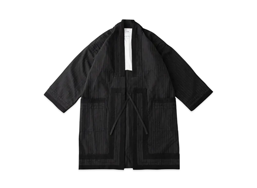 visvim RUUNPE COAT HERRINGBONE "Charcoal"